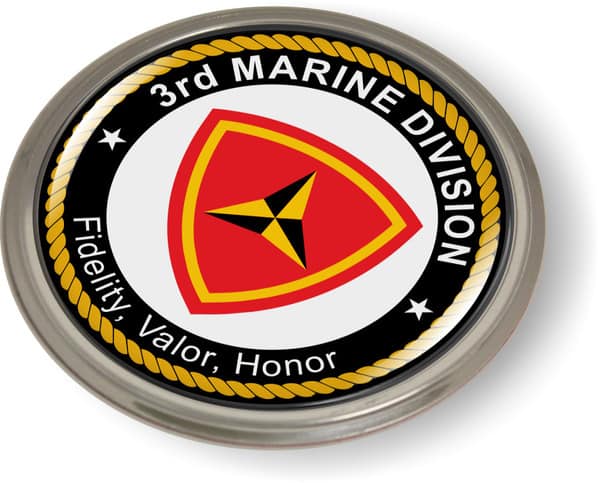 USMC - 3rd Marine Division Emblem